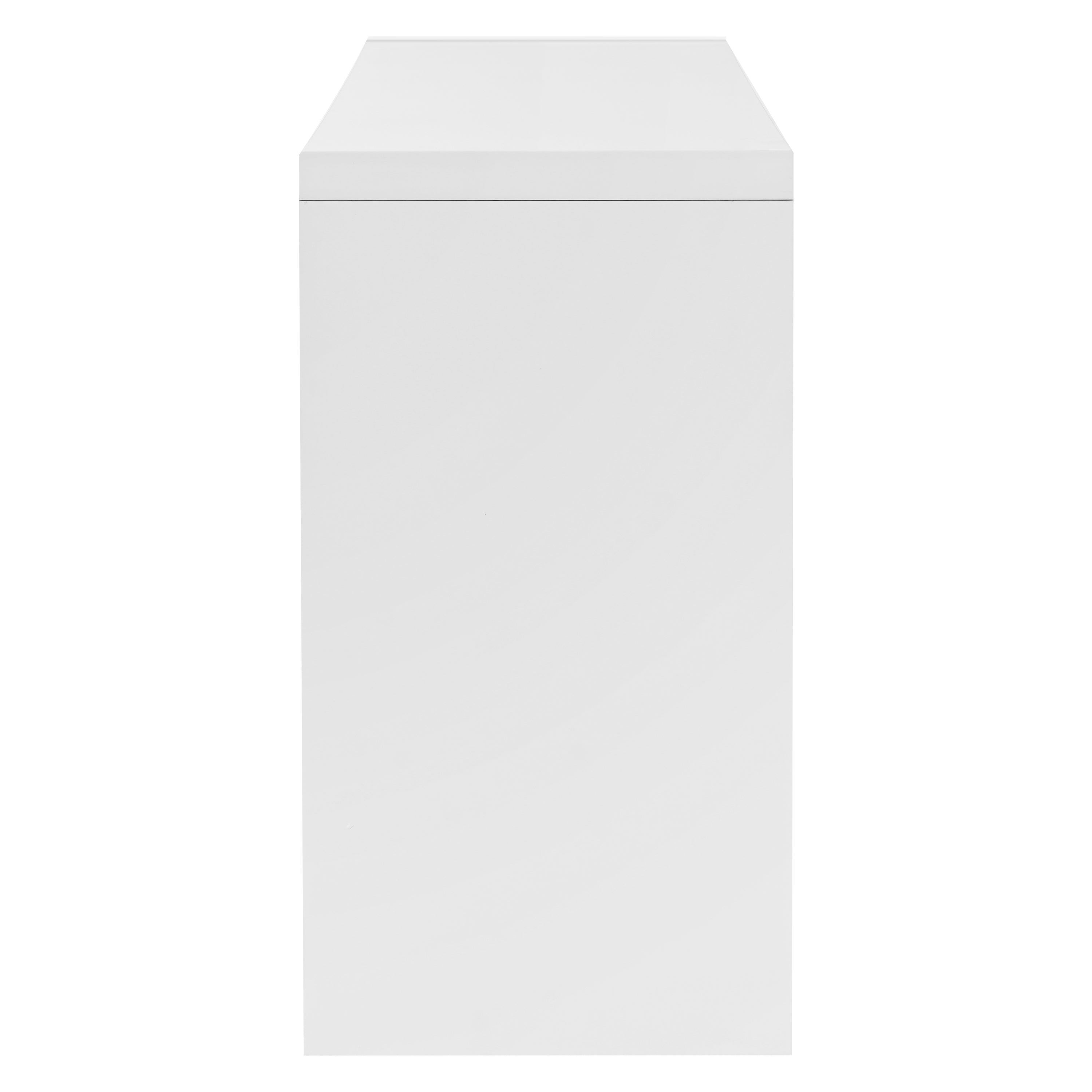 HAOYYE Minimalist Style 60"L Large Storage Space Sideboard with 4 Doors and Rebound Device for Living Room and Entryway (White) Sturdy Space-Saving Heavy Duty Modern Design Adults Dorm Room