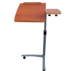 HAOYYE Home Use Multifunctional Lifting Computer Desk Brown Sturdy Design Durable Modern Organizer Space-Saving Storage Solution Practical Stylish for Living Room or Bedroom