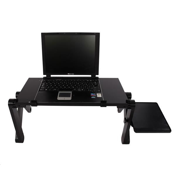 HAOYYE 48 x 26cm Portable Folding Table for Home Use, Assembled Black Table, Compact and Lightweight Design, Soft Cozy Surface, Premium Quality, Multi-Function, Decorative, Comfortable, Perfect for Home, Office, and Travel
