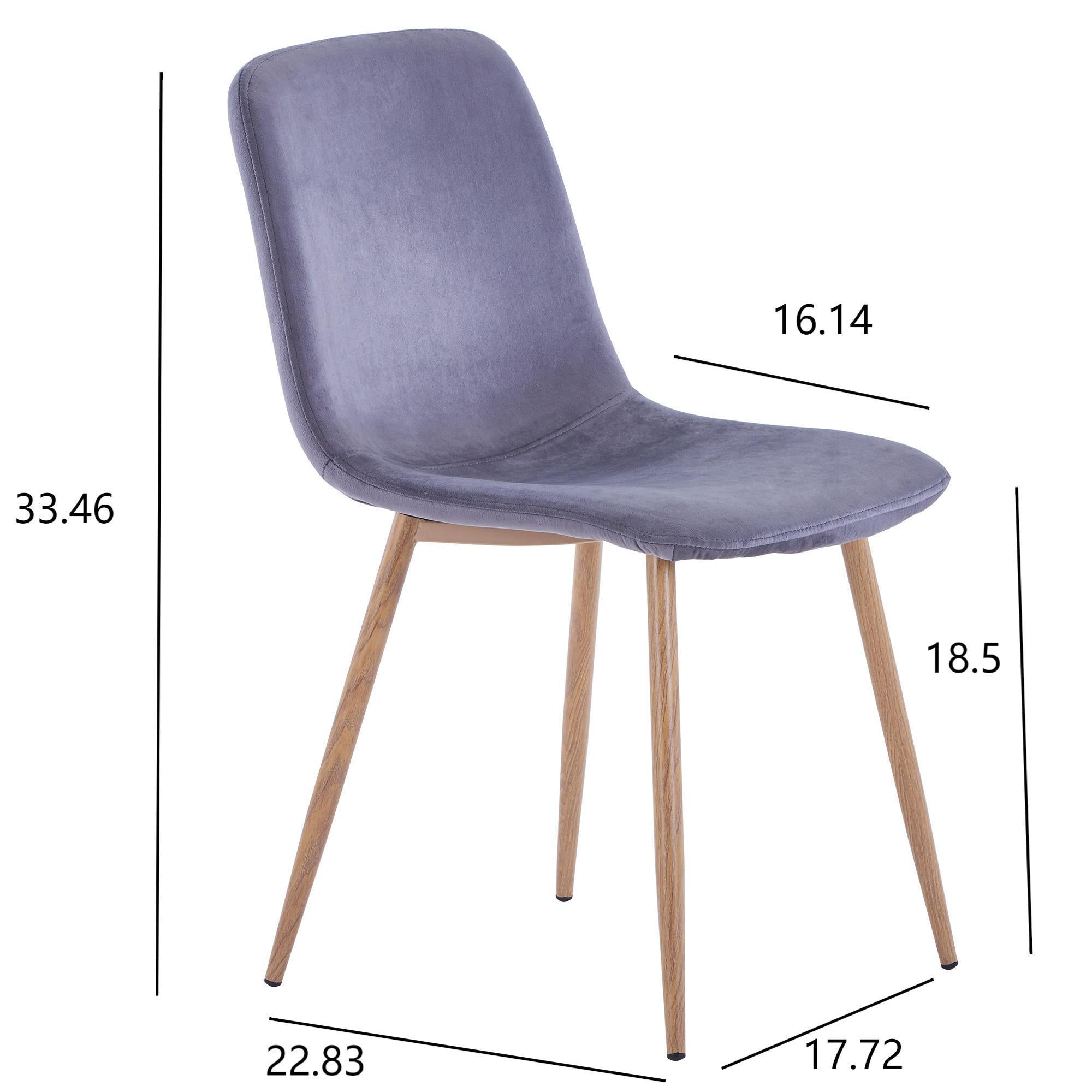 HAOYYE Modern Dining Chair Set of 4, Versatile and Stylish Design for Restaurants, Cafes, Offices, and Living Rooms, Durable and Space-Saving, Easy to Assemble