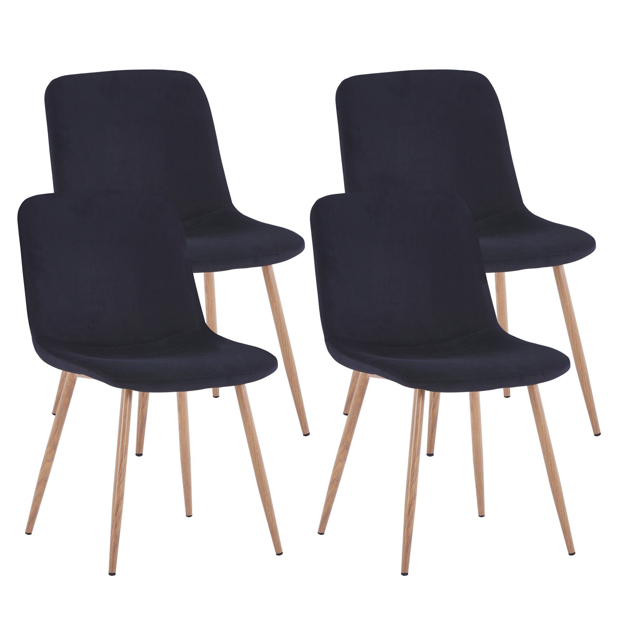 HAOYYE Modern Dining Chair Set of 4, Versatile and Stylish Design for Restaurants, Cafes, Offices, and Living Rooms, Durable and Space-Saving, Easy to Assemble