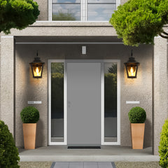 HAOYYE Large Outdoor Wall Sconce Lights with Clear Glass Can support multiple types of light bulbs 1pack Sturdy Space-Saving Heavy Duty Modern Design Adults Dorm Room Easy Assembly Bedroom Furniture