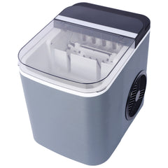 HAOYYE Ice Maker Countertop, Portable Ice Machine, Self-Cleaning Ice Makers with Basket and Scoop, 9 Cubes in 6 Mins, 26 lbs per Day, Ideal for Home, Kitchen,ETL and FDA certificate. Sturdy Space-Saving