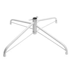 HAOYYE White Flocking Christmas Tree 8ft, 1349 Branches Pre-Lit Pine Tree with Realistic PVC Leaves, Sturdy Metal Base, Easy Setup for Home Holiday Decoration, Living Room, Office, Seasonal Festive Display