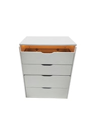 HAOYYE 3-in-1 Vanity Desk with Flip-Top Mirror, Small Makeup Vanity Set with Glass Desktop, Compact Dressing Table with 3 Drawers and Cushioned Stool, Christmas Gift, Sturdy and Stylish Home Furniture