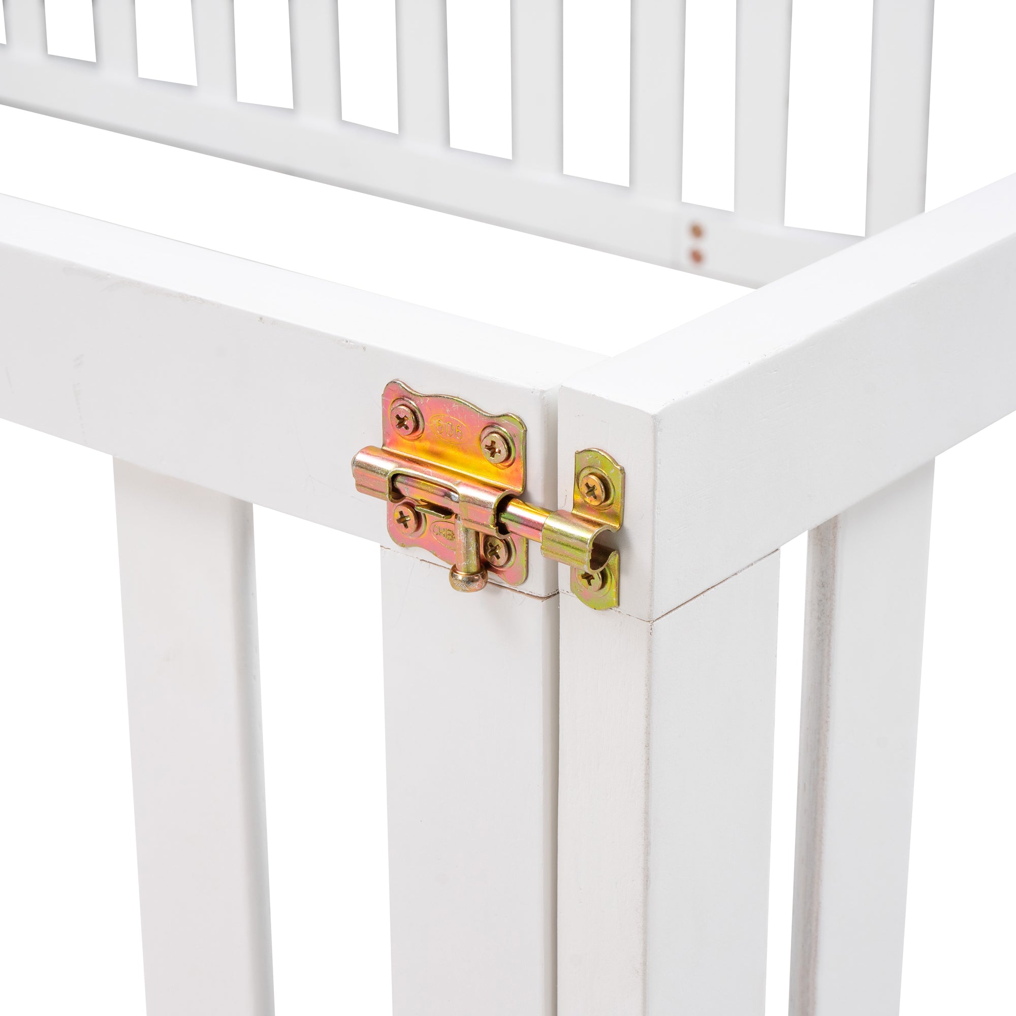 HAOYYE Full Size Wood Daybed Frame with Fence, White(OLD SKU:WF289662AAK) Sturdy Space-Saving Heavy Duty Modern Design Adults Dorm Room Easy Assembly Bedroom Furniture