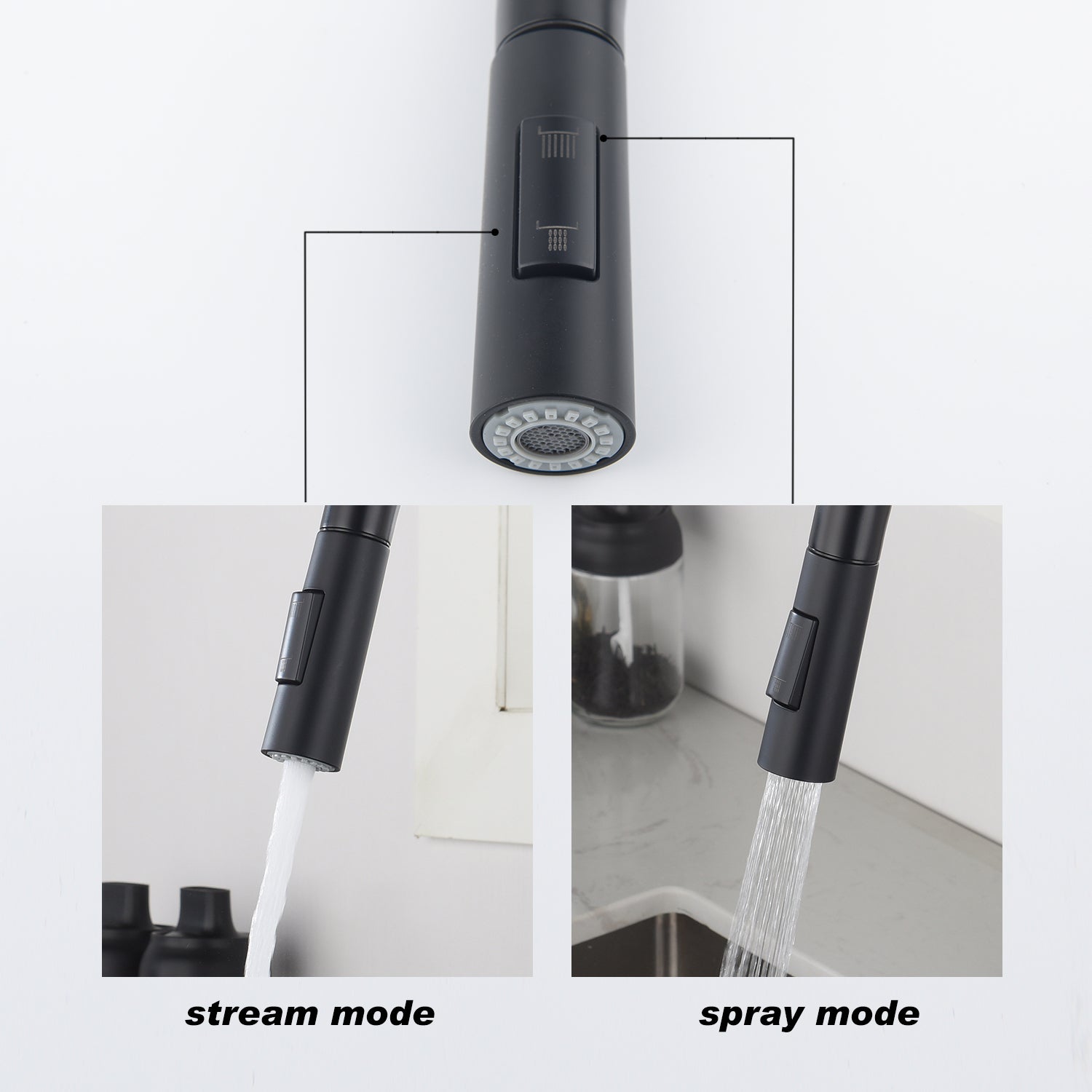 Haoyye Touch Kitchen Faucet with Pull Down Sprayer, Stainless Steel Smart Sink Faucet with Single Handle and 360° Swivel Spout, Hands-Free Touch Activation, Corrosion Resistant Matte Finish, Modern Space-Saving Design for Easy Installation