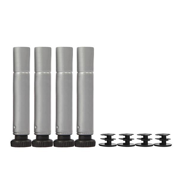 HAOYYE Changeable Assembly Floor Standing Carbon Steel Storage Rack, Silver, Soft Cozy Warm Flannel Fleece Home Decor, Luxury Comfortable Unique Design, Premium Quality Decorative Rack for Living Room, Bedroom, Office Storage Solutions