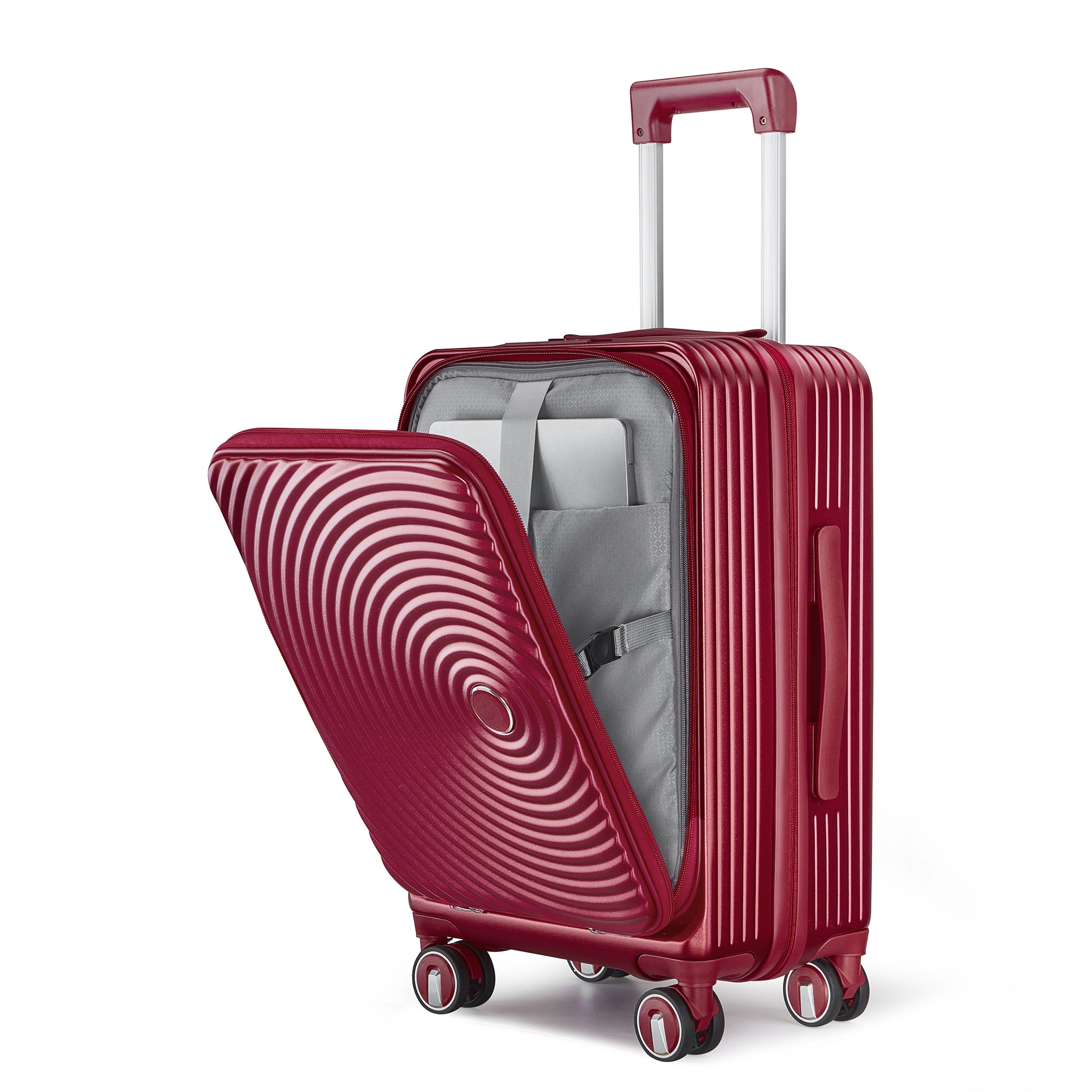 HAOYYE Luggage Sets 3 Piece(20/24/28), Expandable Carry On Luggage with TSA Lock Airline Approved, 100% PC Hard Shell and Lightweight Suitcase with Front Pocket and Spinner Wheels Sturdy Space-Saving