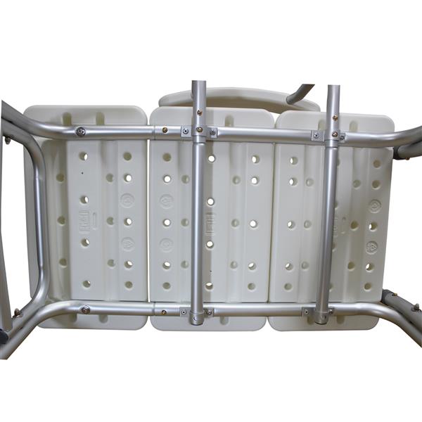 HAOYYE Medical Bathroom Safety Shower Tub Transfer Bench with Wide Comfortable Seat and Padded Handle Durable Lightweight Aluminium Alloy Frame for Senior and Disabled Support Bathing Aid