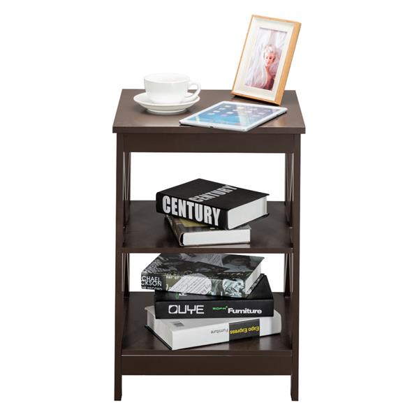 HAOYYE Double Cross Edge Coffee Table, Modern Luxury Home Decor, Soft Cozy Warm Flannel Fleece, Premium Quality Decorative Table, Unique Design, Stylish Living Room Furniture, Comfortable and Functional for Home Use