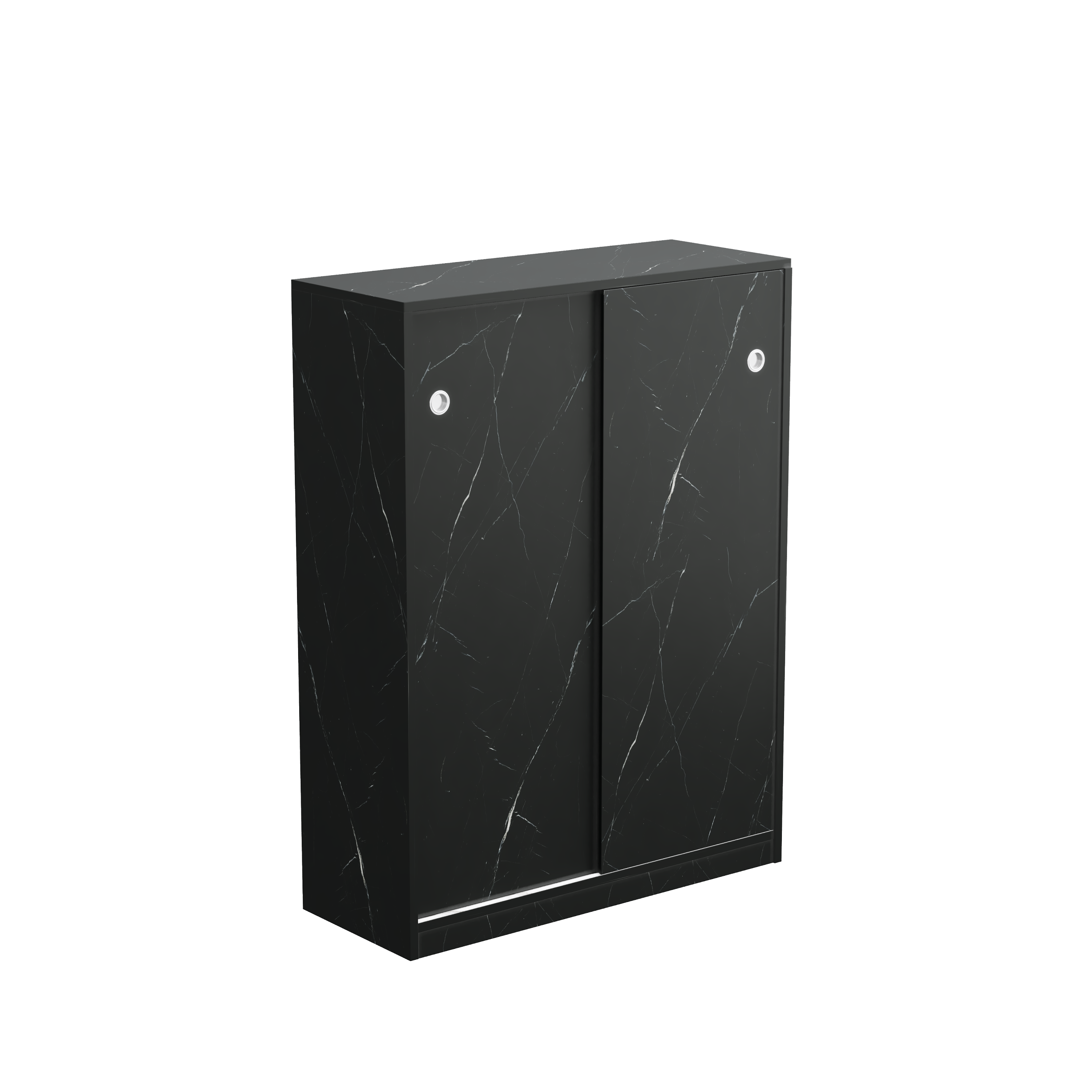 HAOYYE Marble black shoe cabient with sliding door have 6 layers can storage at least30 pairs shoes Sturdy Space-Saving Heavy Duty Modern Design Adults Dorm Room Easy Assembly Bedroom Furniture