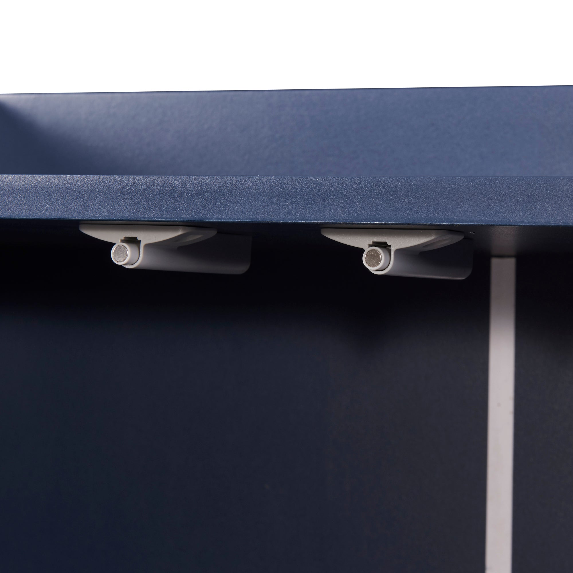 HAOYYE Modern Sideboard Elegant Buffet Cabinet with Large Storage Space for Dining Room, Entryway (Navy) Sturdy Space-Saving Heavy Duty Modern Design Adults Dorm Room Easy Assembly