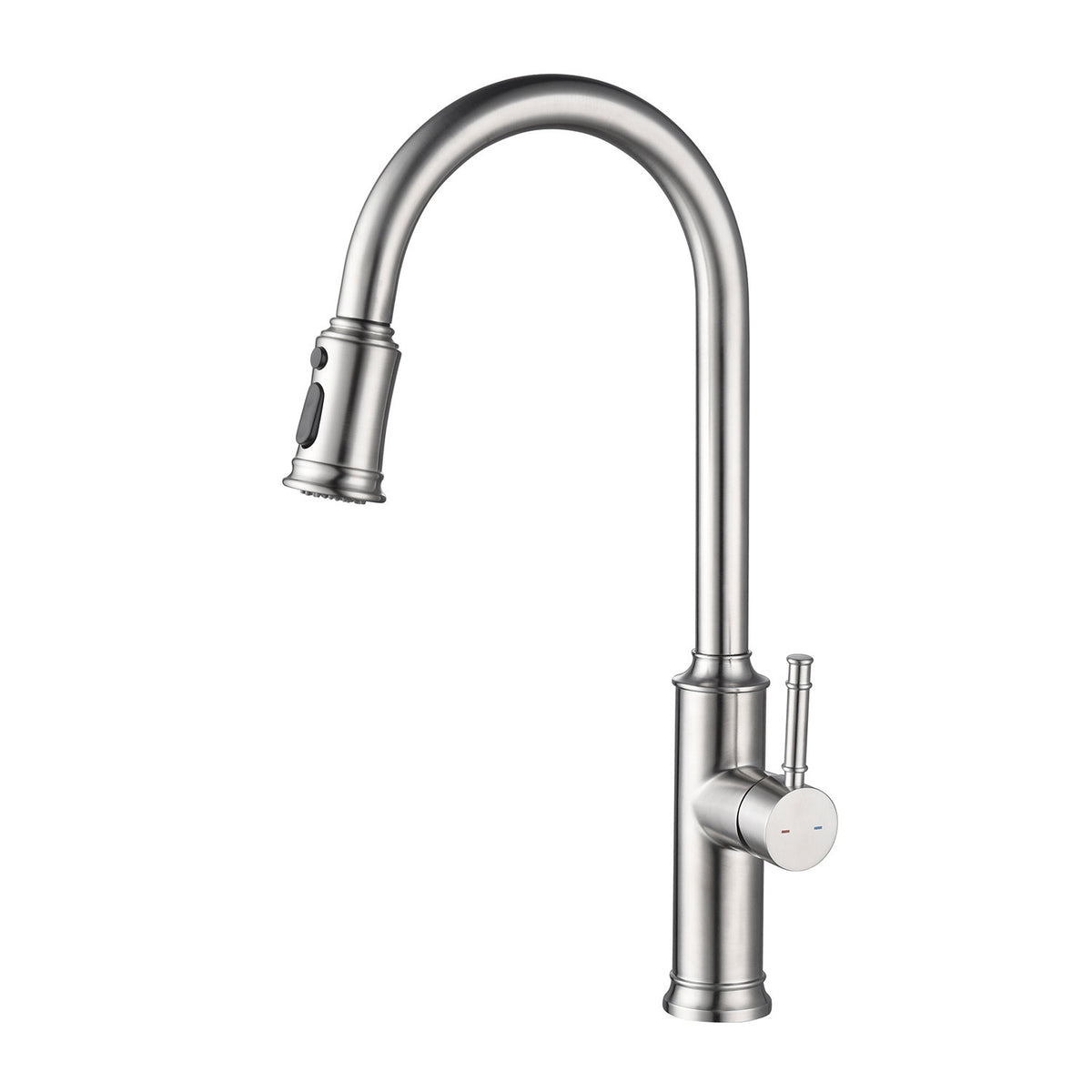 HAOYYE Kitchen Faucet with Pull Down Sprayer Sturdy Space-Saving Heavy Duty Modern Design Adults Dorm Room Easy Assembly Bedroom Furniture