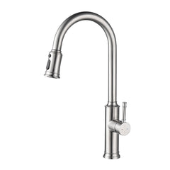 HAOYYE Kitchen Faucet with Pull Down Sprayer Sturdy Space-Saving Heavy Duty Modern Design Adults Dorm Room Easy Assembly Bedroom Furniture