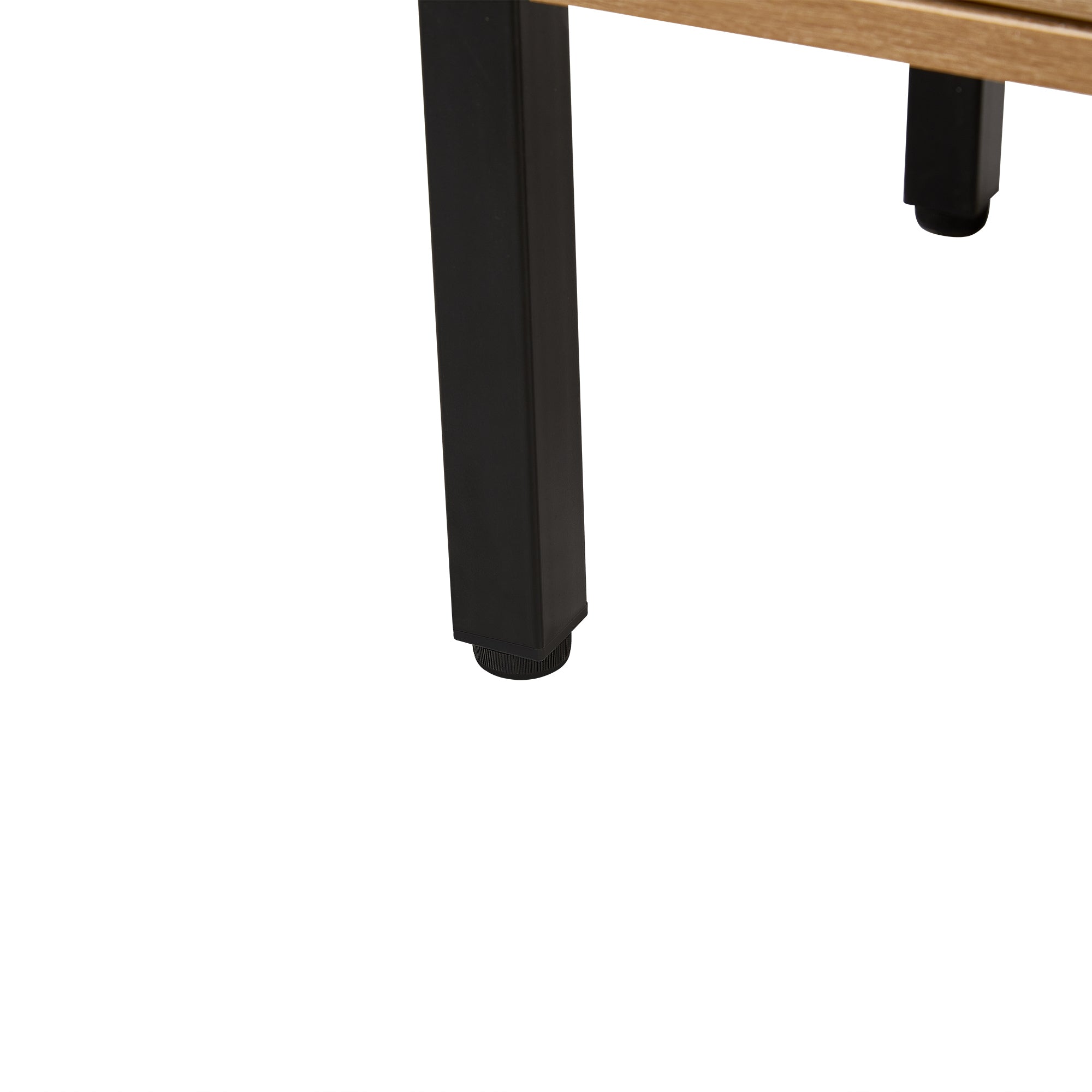 HAOYYE 40.16" Rattan Coffee table, sliding door for storage, metal legs, Modern table for living room , natural Sturdy Space-Saving Heavy Duty Modern Design Adults Dorm Room Easy Assembly