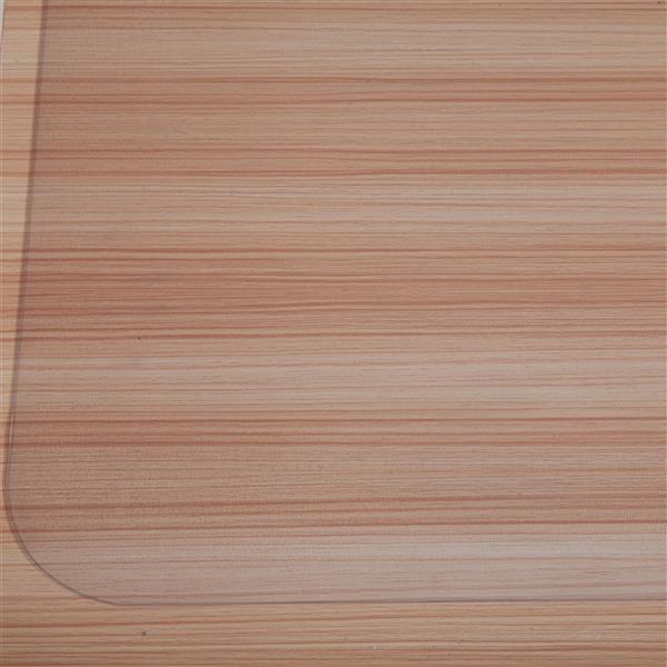 HAOYYE Durable PVC Chairmat with Matte Finish, Protective Floor Mat for Home and Office Use, Rectangular Design, Slip-Resistant and Scratch-Resistant Surface, Premium Quality Floor Protection Solution, Versatile and Space-Saving Accessory