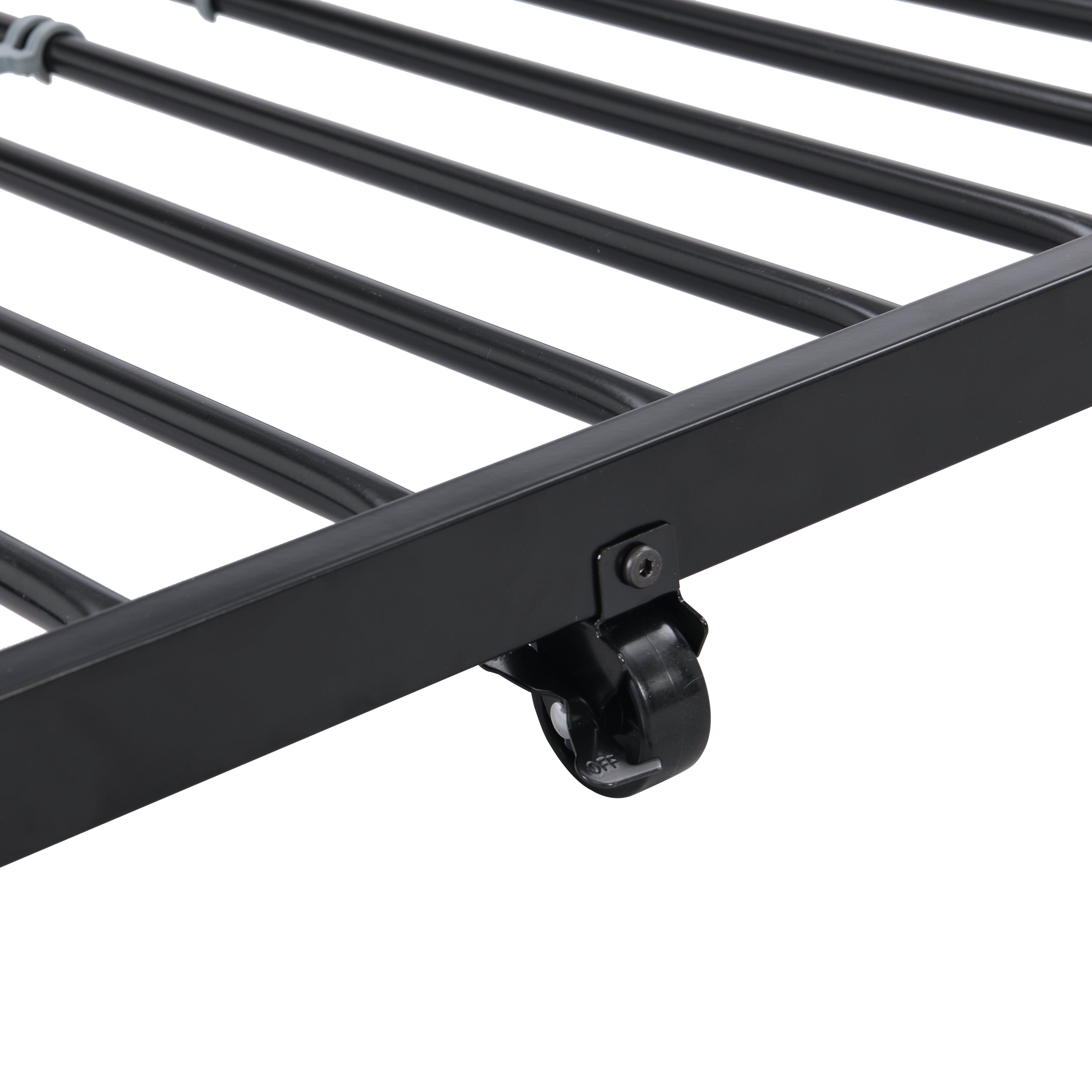 HAOYYE METAL Bunk Bed with trundle Black Sturdy Space-Saving Heavy Duty Modern Design Easy Assembly Durable Stylish Home Furniture Versatile