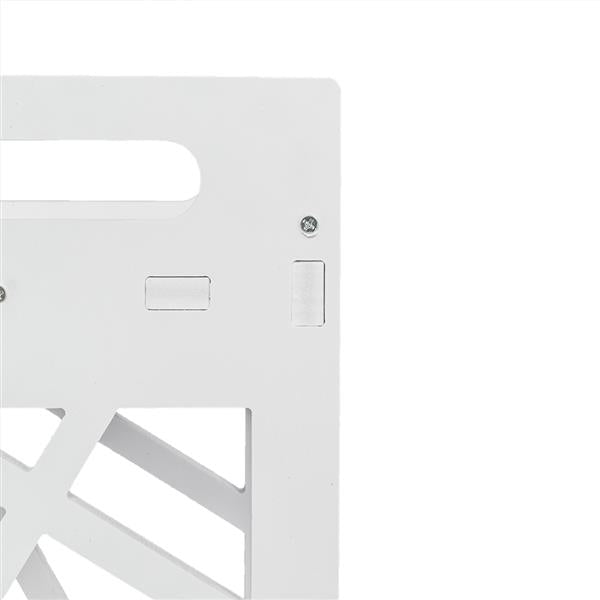 HAOYYE Bathroom Storage Shelf with Drawer and Multi-Compartment Organizer, Waterproof and Anti-Rot, White, Soft Cozy Warm Flannel Fleece Home Decor, Luxury Comfortable Unique Design, Environmental-Friendly Premium Quality Decorative Cabinet