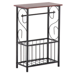 HAOYYE Multifunctional Bathroom Table, Indoor Side Table or Coffee Table with Soft Cozy Warm Flannel Fleece, Premium Quality Decorative Home Decor, Comfortable and Unique Design for Living Room, Bedroom, or Bathroom