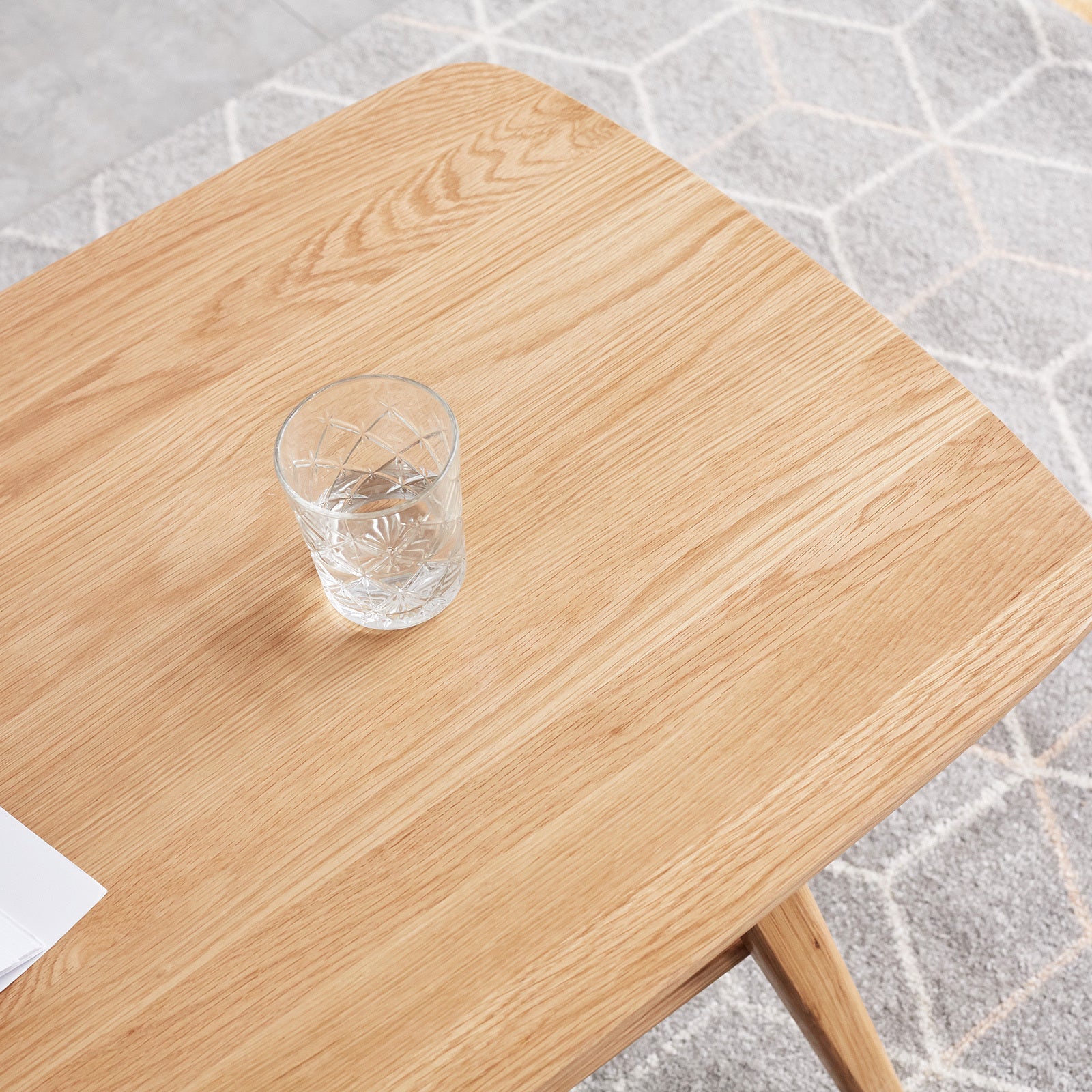 HAOYYE Center table Low Table 100% solid wood Top plate Desk Coffee table Width 100 x Depth 50 x Height 44 cm Study desk Work from home Easy to assemble Natural wood with storage shelf Natural writing desk