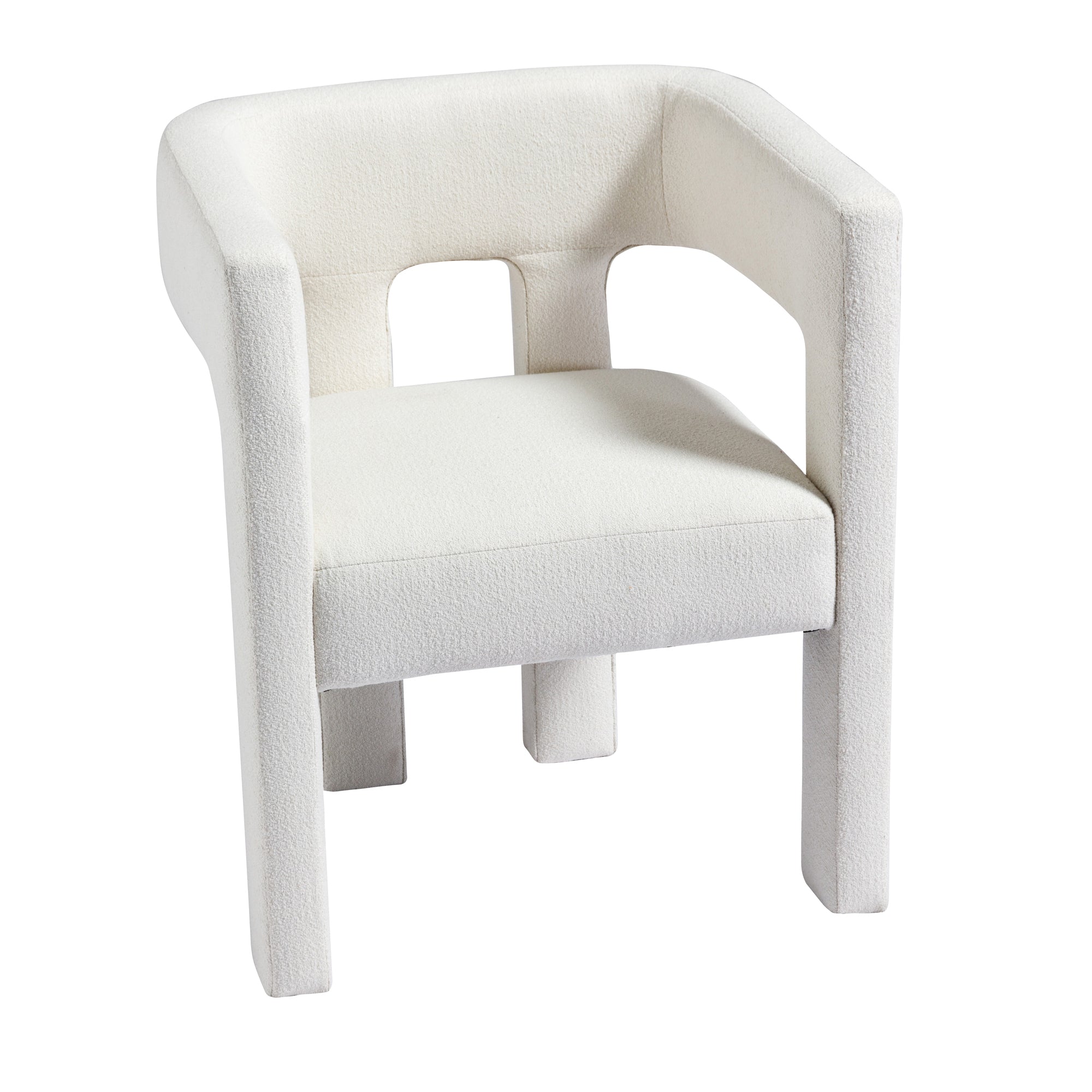 HAOYYE Contemporary Designed Fabric Upholstered Accent Chair Dining Chair for Living Room, Bedroom, Dining Room, Beige Sturdy Space-Saving Heavy Duty Modern Design Adults Dorm Room Easy Assembly