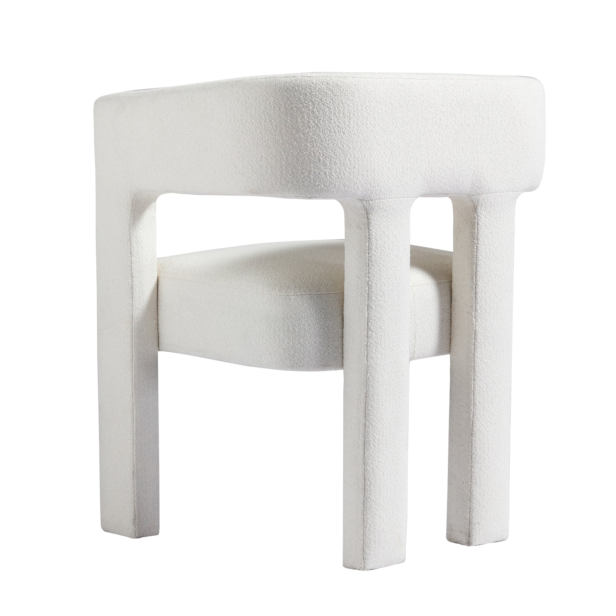 HAOYYE Contemporary Designed Fabric Upholstered Accent Chair Dining Chair for Living Room, Bedroom, Dining Room, Beige Sturdy Space-Saving Heavy Duty Modern Design Adults Dorm Room Easy Assembly