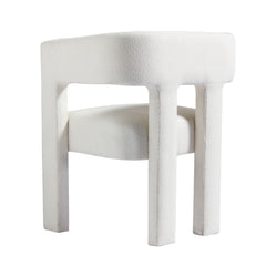 HAOYYE Contemporary Designed Fabric Upholstered Accent Chair Dining Chair for Living Room, Bedroom, Dining Room, Beige Sturdy Space-Saving Heavy Duty Modern Design Adults Dorm Room Easy Assembly