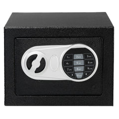 HAOYYE Home Use Electronic Safe Box with Upgraded Digital Keypad Steel Construction Password Lock Fire-Resistant Cabinet for Home Office Hotel Document Jewelry Storage Black