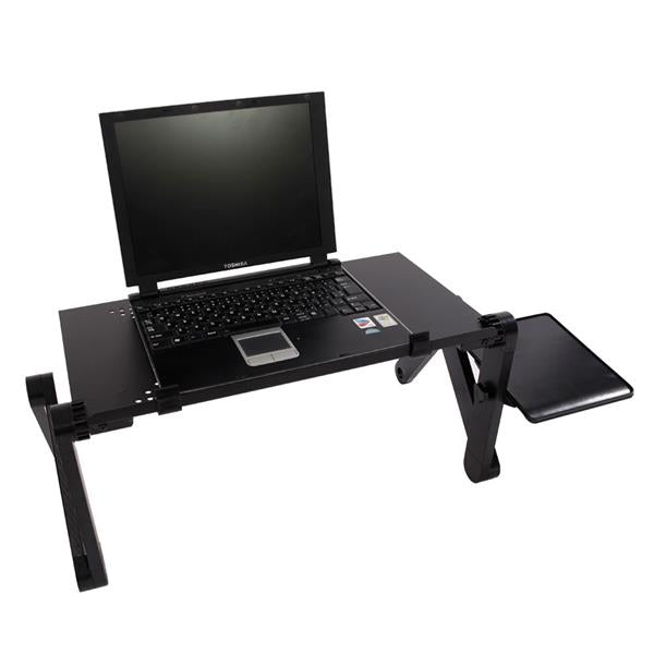 HAOYYE 48 x 26cm Portable Folding Table for Home Use, Assembled Black Table, Compact and Lightweight Design, Soft Cozy Surface, Premium Quality, Multi-Function, Decorative, Comfortable, Perfect for Home, Office, and Travel