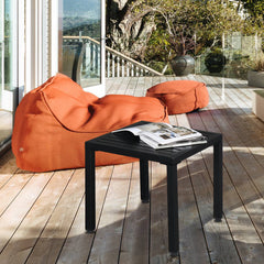HAOYYE Modern Wrought Iron Side Table, Durable and Stylish Design for Indoor and Outdoor Use, Ideal for Patios, Living Rooms, and More