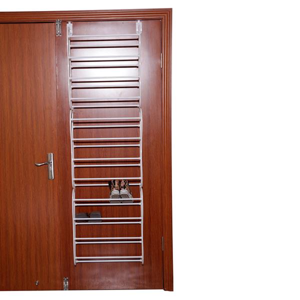 HAOYYE 12 Layers Wall Mounted Shoe Rack White Space Saving Vertical Shoe Organizer for Entryway Closet Bedroom Hallway Durable and Modern Design Easy to Install and Clean Ideal for Home Storage
