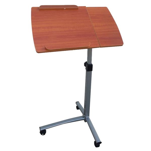 HAOYYE Home Use Multifunctional Lifting Computer Desk Brown Sturdy Design Durable Modern Organizer Space-Saving Storage Solution Practical Stylish for Living Room or Bedroom