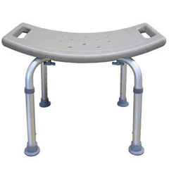HAOYYE 1.35MM Gray Bath Chair with Simple Design Comfortable Water-Resistant Shower Seat Lightweight Non-Slip Bathroom Stool with Backrest for Home Spa and Elderly Support Easy to Clean and Assemble