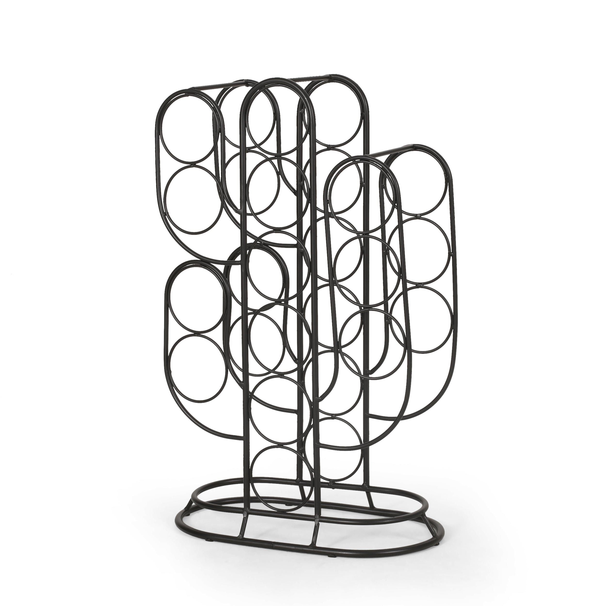 HAOYYE WINE RACK Sturdy Space-Saving Heavy Duty Modern Design Adults Dorm Room Easy Assembly Bedroom Furniture