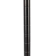 HAOYYE 2-Tier Rod Closet Organizer Garment Rack with Storage Shelf and Side Hooks, Portable Clothes Hanging Rack for Bedroom Entryway Apartment, Heavy Duty Metal Frame Wardrobe Organizer in Black