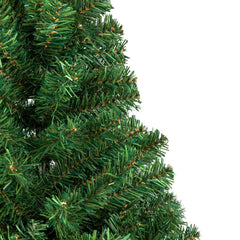 HAOYYE Green Christmas Tree with 1334 Branch Tips, Artificial Full Pine Tree with Sturdy Metal Stand, Realistic PVC Holiday Decoration for Indoor Outdoor Home Office Use
