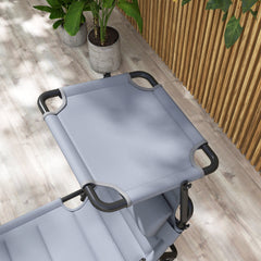 HAOYYE Folding Lounge Chair for Outdoor Relaxation with Adjustable Backrest and Sunshade, Portable Patio Recliner for Beach Pool Garden Camping, Lightweight Foldable Design for Easy Storage and Transport