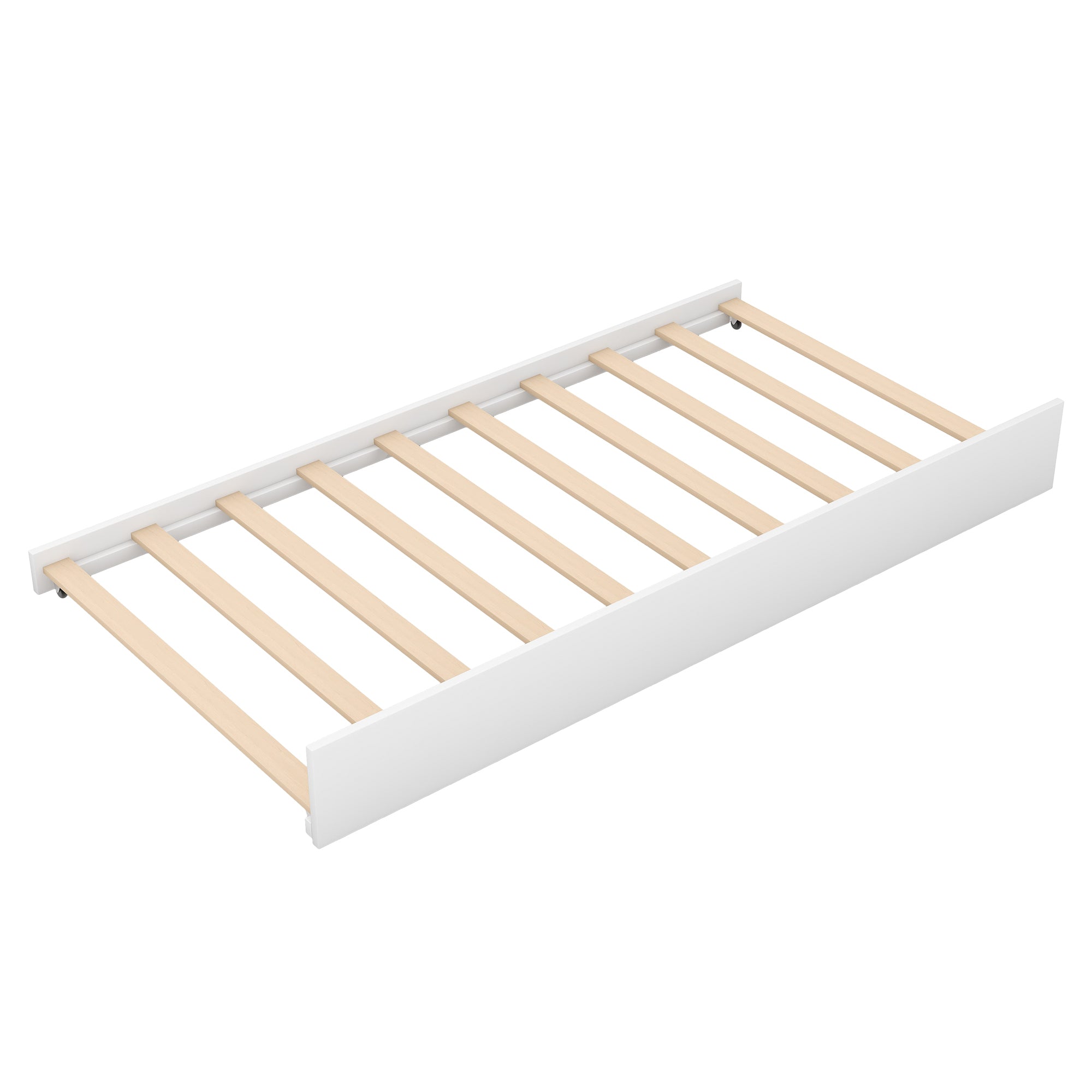 HAOYYE House Bed with Trundle, can be Decorated,White(Old SKU:SM000103AAK) Sturdy Space-Saving Heavy Duty Modern Design Adults Dorm Room Easy Assembly Bedroom Furniture