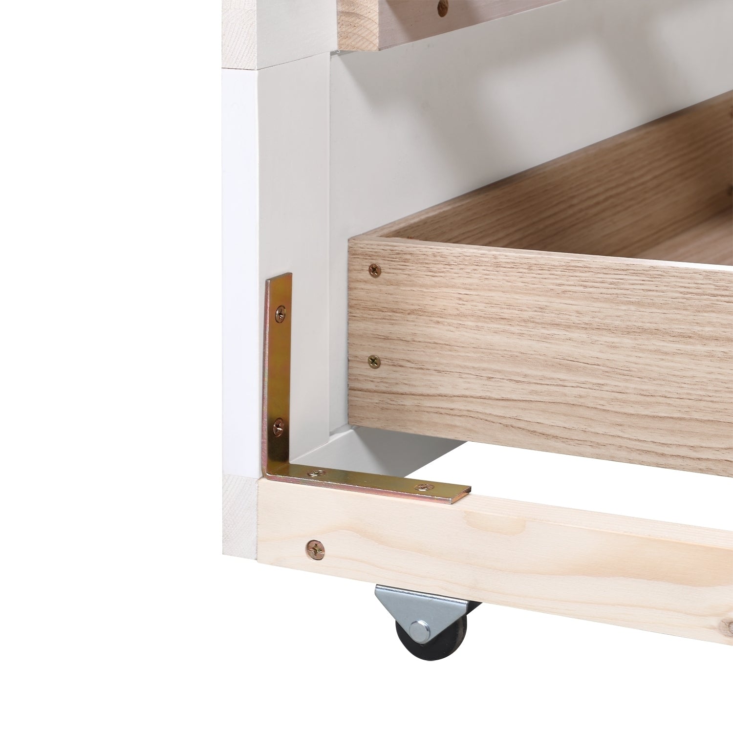 HAOYYE Wooden Daybed with Trundle and Storage Drawers, Extendable Sofa Bed for Bedroom or Living Room, White, Sturdy Space-Saving Design, Heavy Duty Construction, Easy Assembly, Durable and Stylish Home Furniture