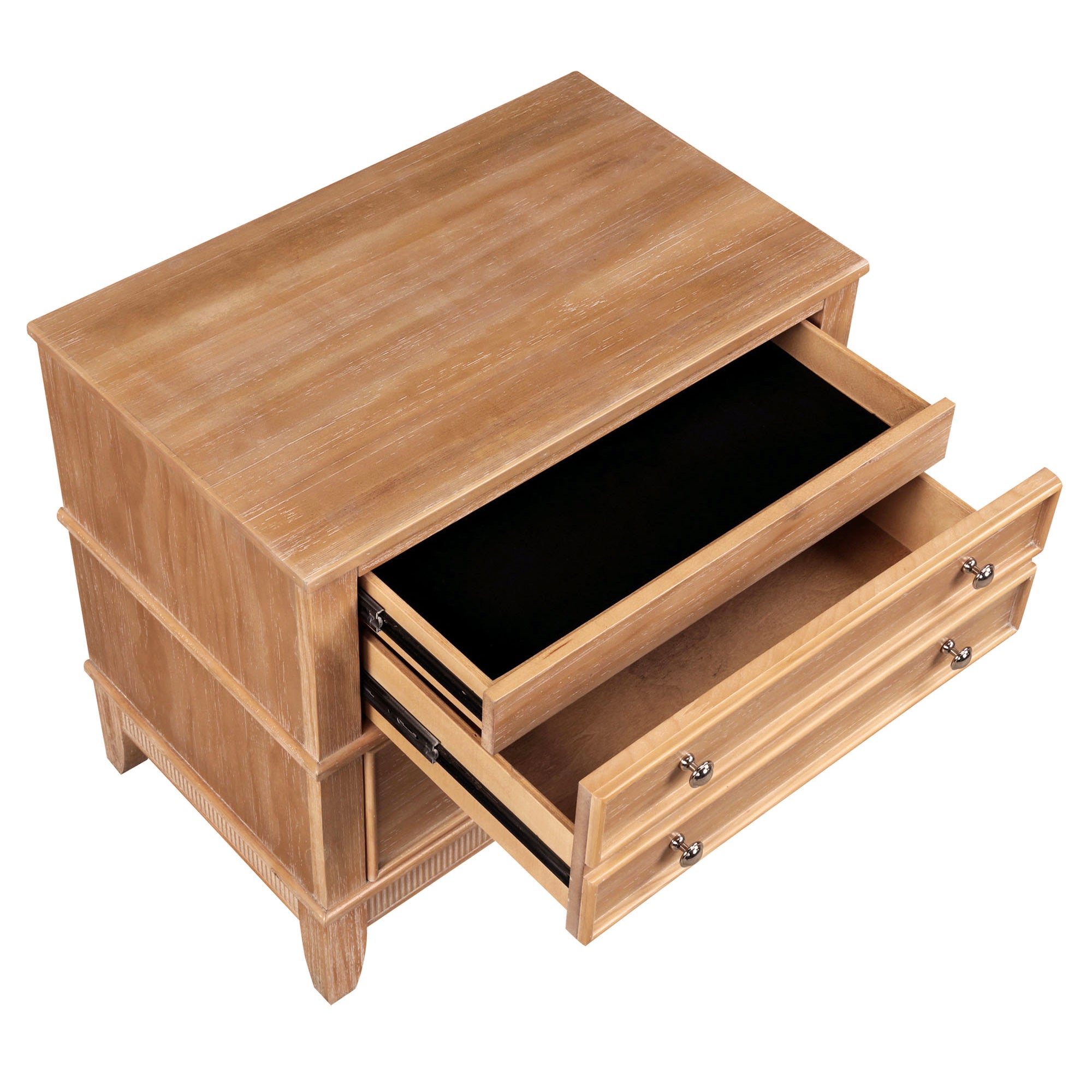HAOYYE 3-Drawer Bedside Nightstand, Sturdy Space-Saving Design, Heavy Duty Construction, Easy Assembly, Durable and Stylish Home Furniture, Versatile for Bedroom or Guest Room