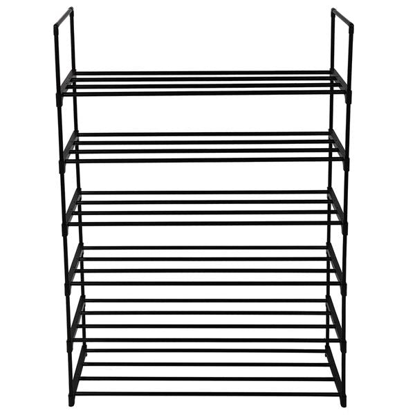 HAOYYE 6-Tier Shoe Rack Shoe Tower Shelf Storage Organizer, Durable Space-Saving Solution for Bedroom, Entryway, Hallway, and Closet, Versatile Use, Modern Design, Premium Quality for Organizing and Decluttering Shoes in Any Space.