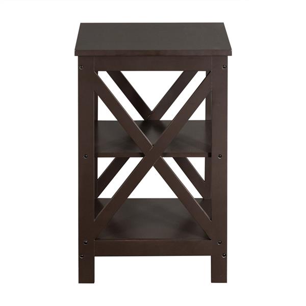 HAOYYE Double Cross Edge Coffee Table, Modern Luxury Home Decor, Soft Cozy Warm Flannel Fleece, Premium Quality Decorative Table, Unique Design, Stylish Living Room Furniture, Comfortable and Functional for Home Use