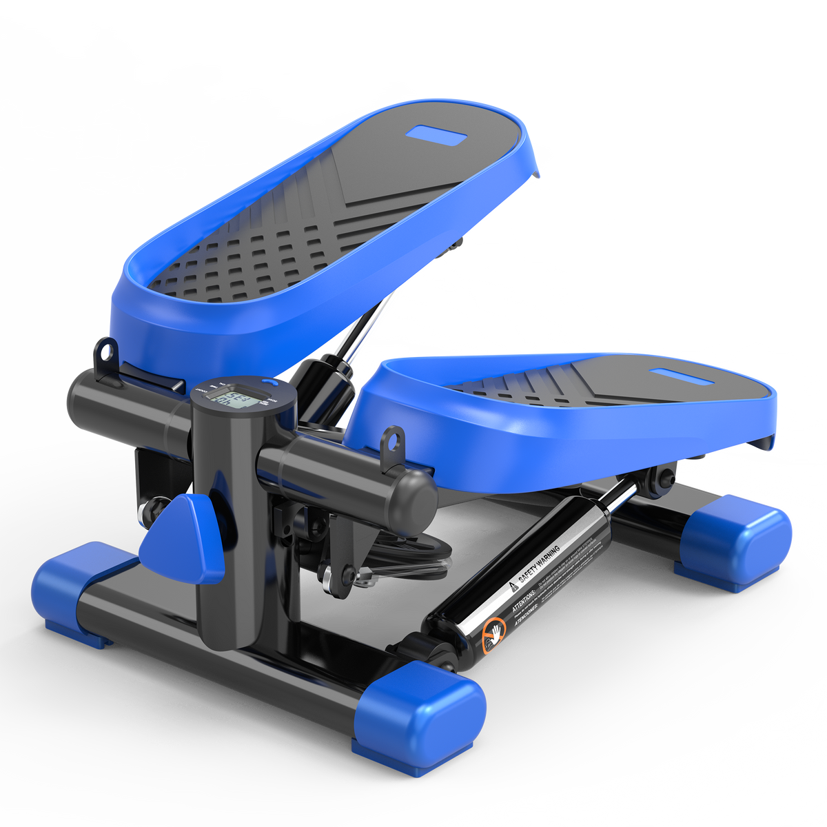 Haoyye Home Office Exercise 330LBS Capacity Mini Stepper with Resistance Bands, LCD Monitor for Full Body Workout and Adjustable Stride