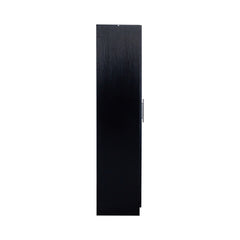 HAOYYE Stackable Wall Mounted Storage Cabinet, 15.75" D x 15.75" W x 70.87" H,black Sturdy Space-Saving Heavy Duty Modern Design Easy Assembly Durable Stylish Home Furniture Versatile