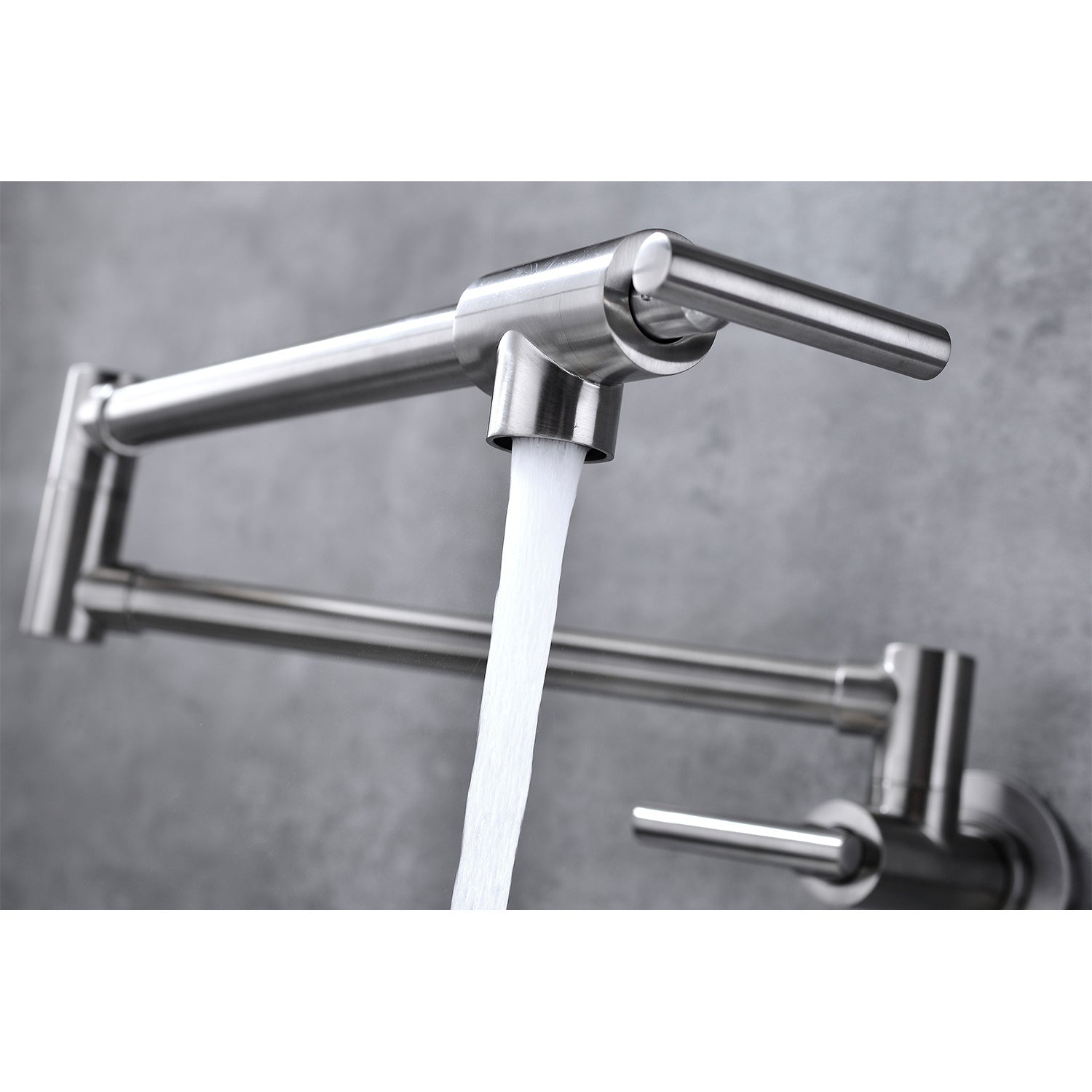 HAOYYE Wall Mount Folding Kitchen Pot Filler Faucet Sturdy Space-Saving Heavy Duty Modern Design Adults Dorm Room Easy Assembly Bedroom Furniture
