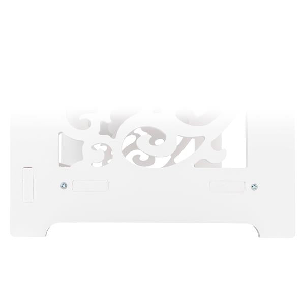 HAOYYE Wood-Plastic Four-Tier Shoe Rack, White, Durable Space-Saving Organizer, Modern Design, Versatile Use, Premium Quality Storage Solution, Stylish Look for Living Room, Bedroom, or Entryway, Ideal for Storing Shoes, Bags, and Home Essentials.