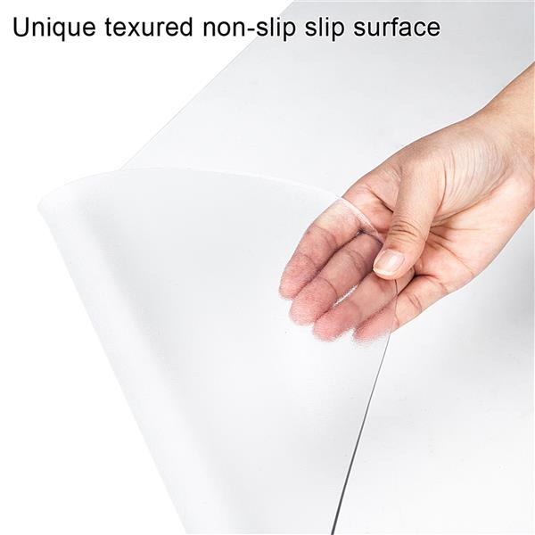 HAOYYE PVC Chair Mat, Rectangular Floor Protector, Durable Space-Saving Solution for Office and Home, Premium Quality, Non-Slip Design for Hardwood, Carpet, and Tile Floors, Stylish and Functional Protection.