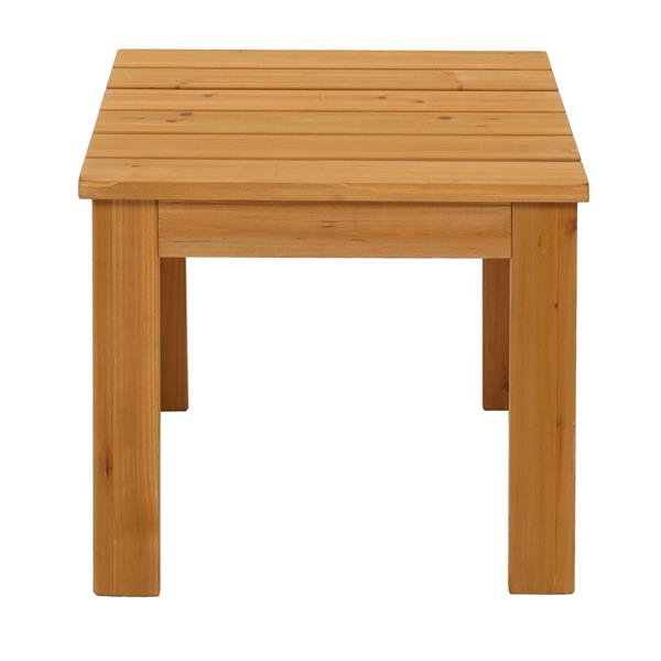 HAOYYE Wooden Square Side Table, Durable and Versatile End Table for Indoor and Outdoor Use, Ideal for Patio, Coffee, and Bistro Settings