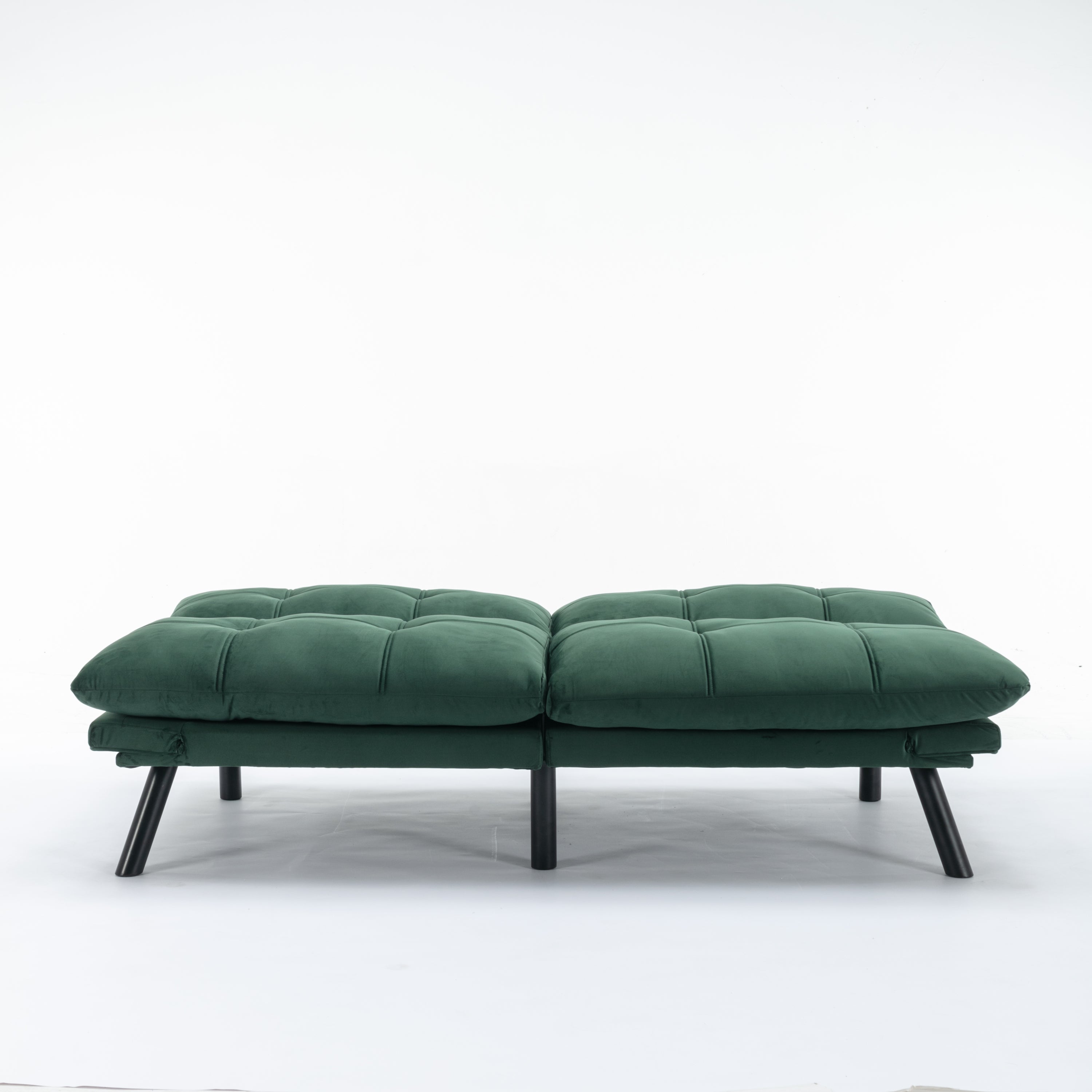 HAOYYE Emerald Convertible Folding Modern sofa Bed Sturdy Space-Saving Heavy Duty Modern Design Adults Dorm Room Easy Assembly Bedroom Furniture